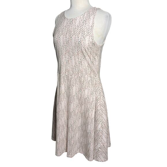 PACT Women’s Organic Cotton Polkadot Mini Fit and Flare Tank Dress - Picture 4 of 6